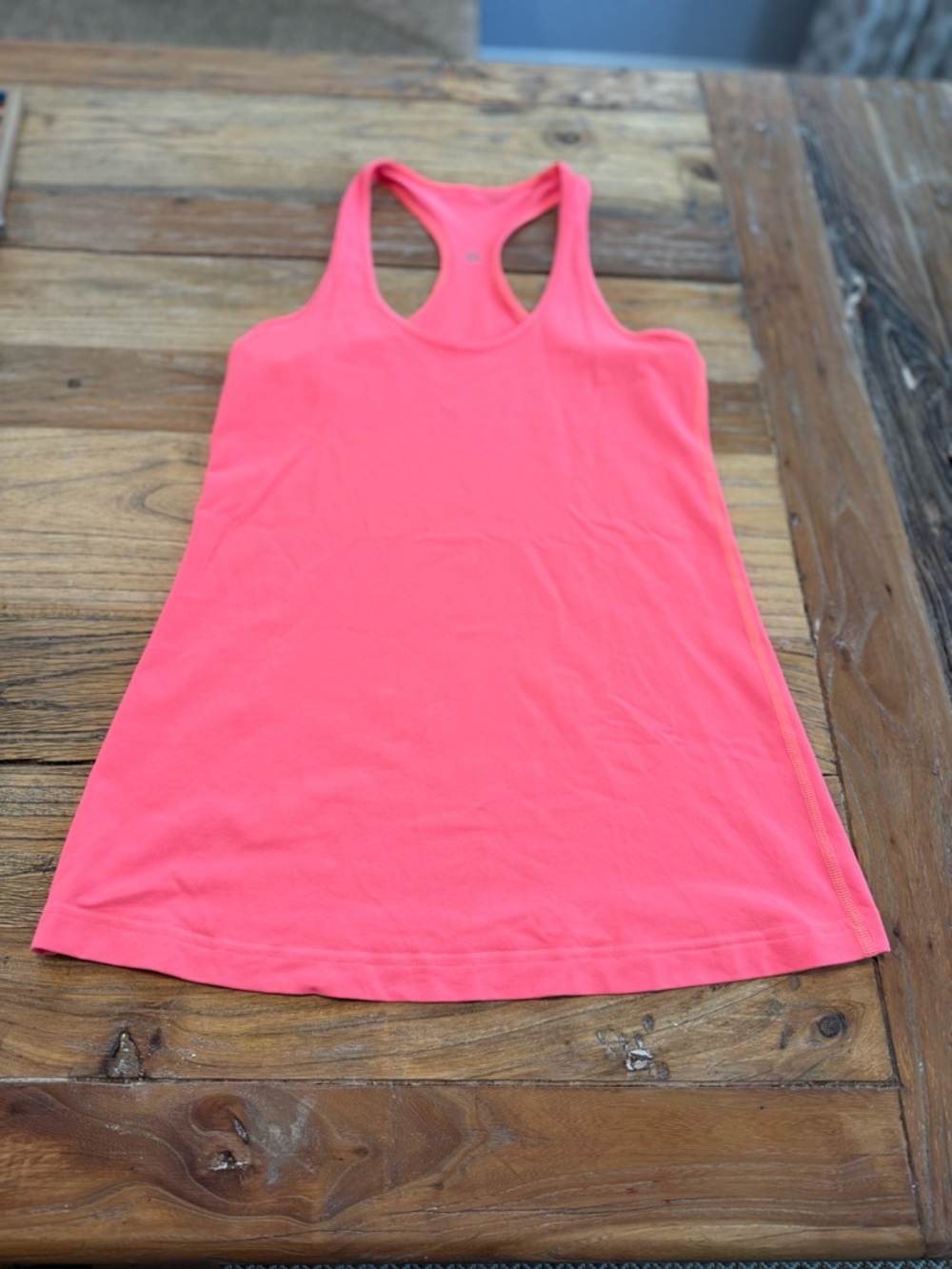 lululemon athletica Neon Coral Racerback Tank